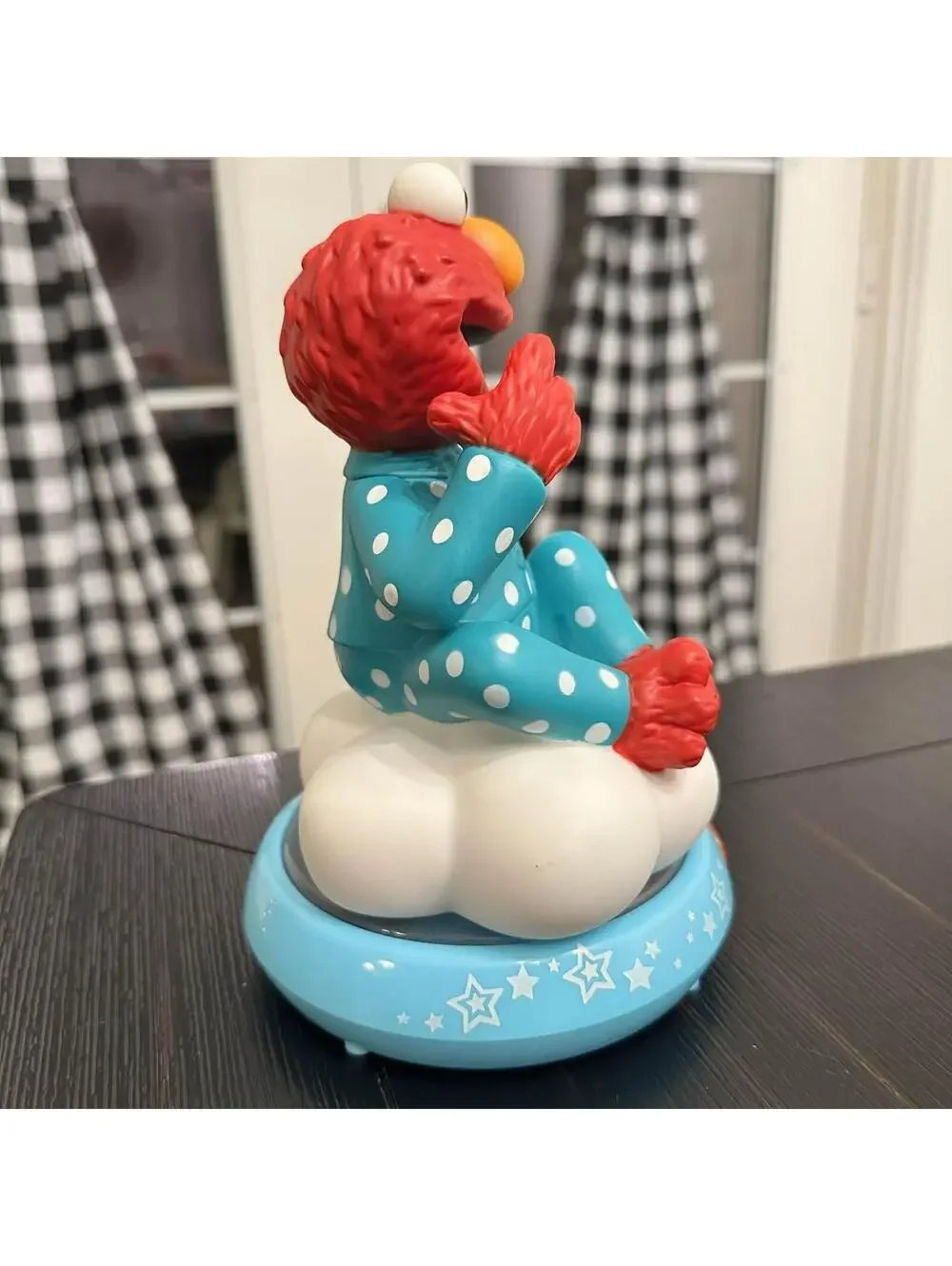 Sesame Workshop Elmo Light Up Night Light Figurine Pajamas Cloud 2019 EUC